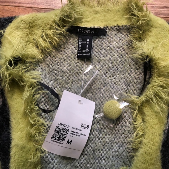 Argyle cardigan nwt forever 21 - Picture 4 of 4